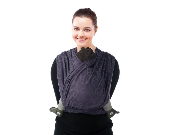 BABYLONIA BB-Slen charpe de Portage Tisse - Sweet Grape (1)