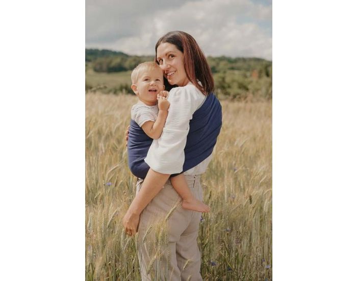 NEOBULLE Porte-B�b� N�o Sling - Bleu Fregate  (1)