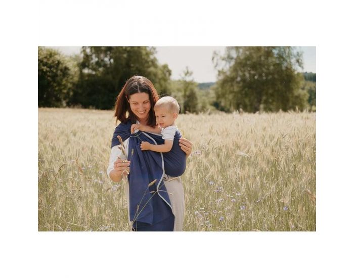 NEOBULLE Porte-B�b� N�o Sling - Bleu Fregate  (2)