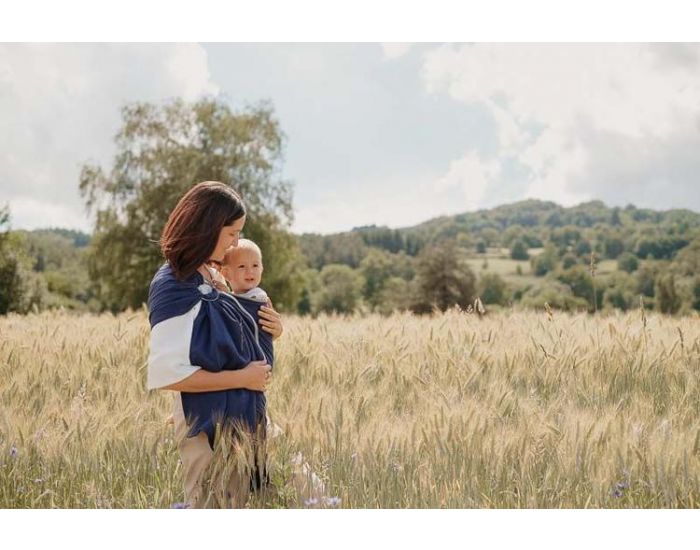 NEOBULLE Porte-B�b� N�o Sling - Bleu Fregate  (3)