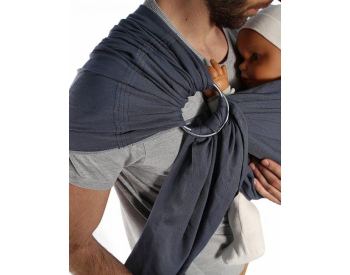 NEOBULLE Porte-B�b� N�o Sling - Bleu Fregate  (9)