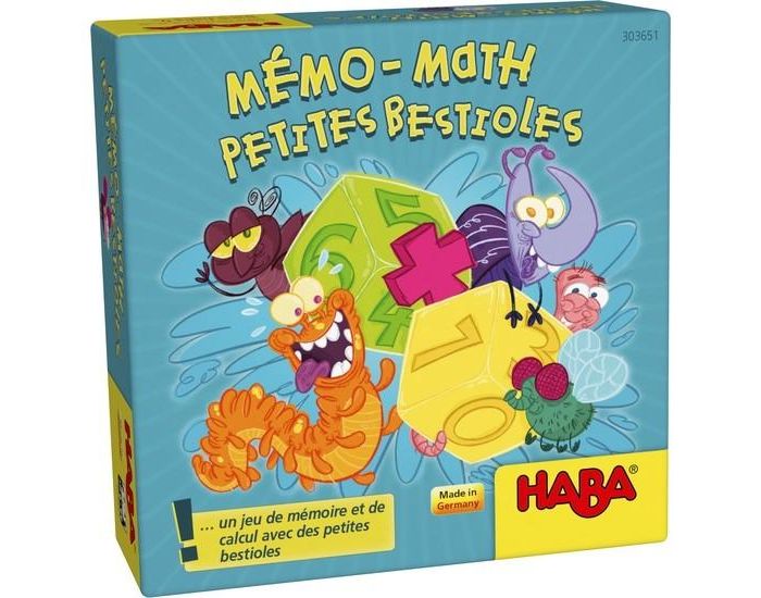 HABA Mémo-math Petites bestioles - Dès 6 ans (1)