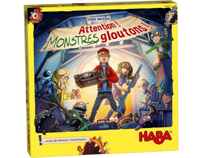 HABA Attention ! Monstres gloutons ! - Ds 5 ans (1)