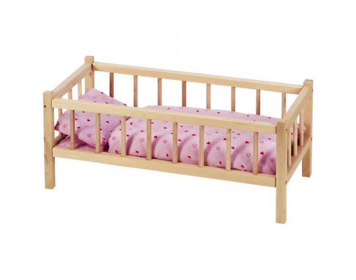 GOKI Lit a barreau hetre + linge de lit - D�s 3 ans (1)