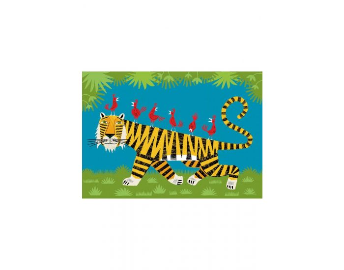 MICHLE WILSON Puzzle Le tigre 24 pices - Ds 5 ans (1)
