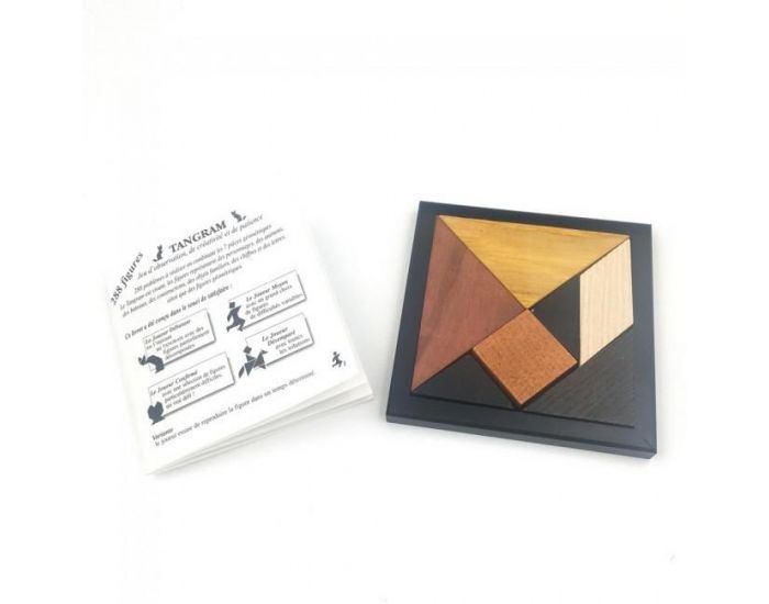 GUY JEANDEL Tangram en bois naturel 288 figures - Ds 7 ans (2)