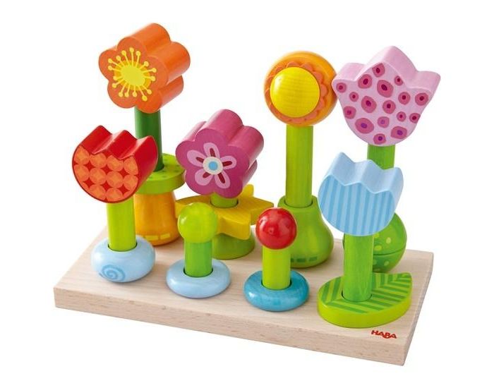 HABA Jeu a enficher Jardin de fleurs - D�s 18 mois (1)