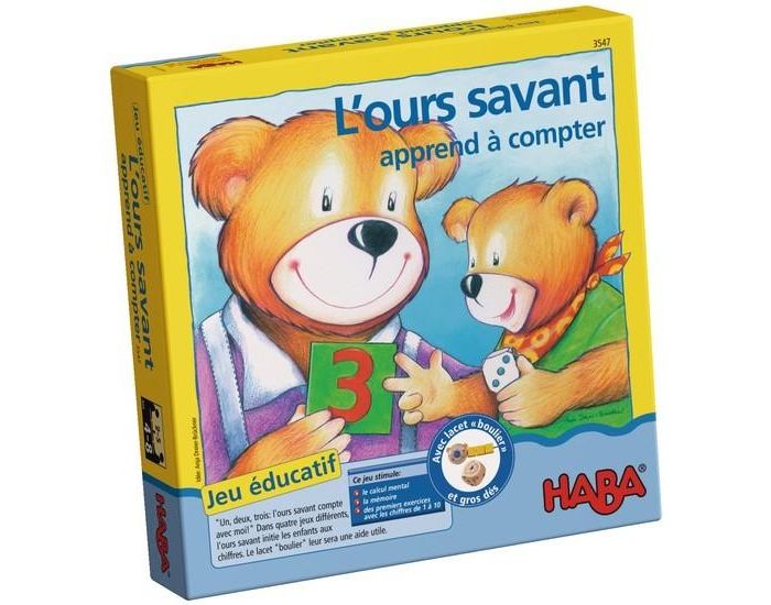 HABA L'ours savant apprend a compter - Dès 4 ans (1)