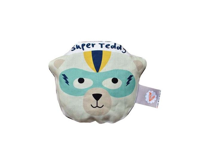 CAROTTE & CIE Bouillotte s�che aux noyaux de cerises Super Teddy (1)