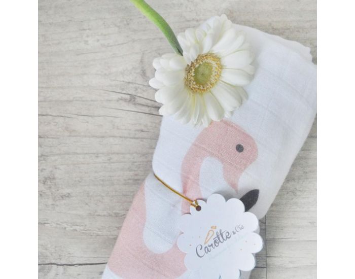 CAROTTE & CIE Maxi lange Flamant Rose (3)