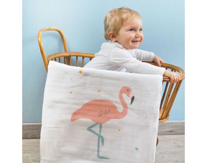 CAROTTE & CIE Maxi lange Flamant Rose (5)