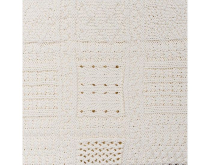 SEVIRA KIDS Couverture Bb en Tricot Lovely Moments - coton bio - 88x74 cm (6)