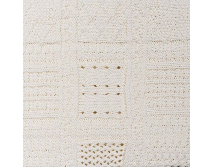 SEVIRA KIDS Couverture Bb en Tricot Lovely Moments - coton bio - 88x74 cm (10)