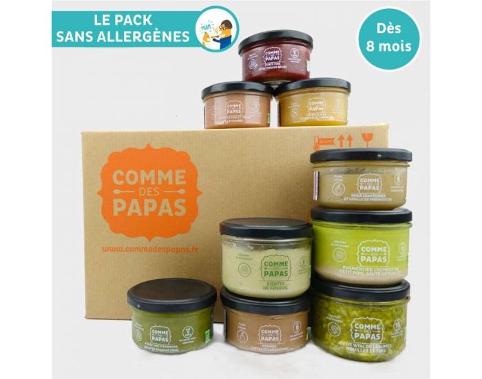 COMME DES PAPAS Le Pack Sans Allergnes d'Automne  - Ds 8 mois (3)
