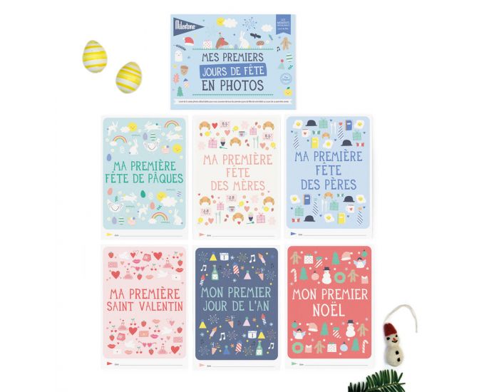MILESTONE Cartes photo Mes Premiers Jours de Fte (3)