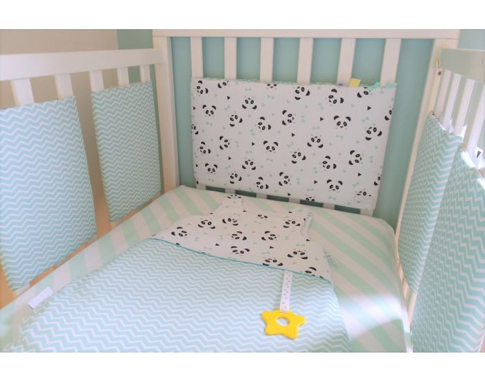 LES P'TITES MERVEILLES DE BERENICE Tour de lit et Gigoteuse 0-6 mois Mon petit panda (1)