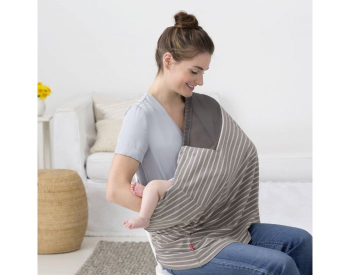 SKIP HOP �charpe d'allaitement Grab&Go - Grise (3)