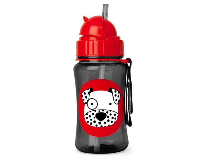 SKIP HOP Gourde avec paille ZOO - Dalmatien (1)