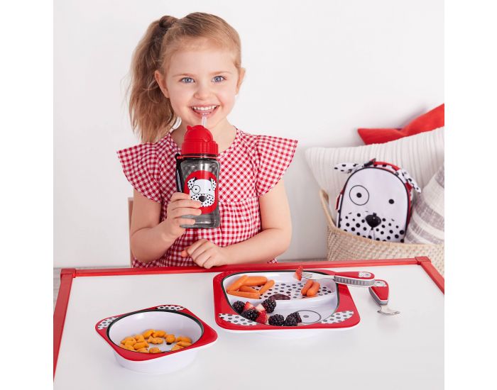 SKIP HOP Gourde avec paille ZOO - Dalmatien (2)