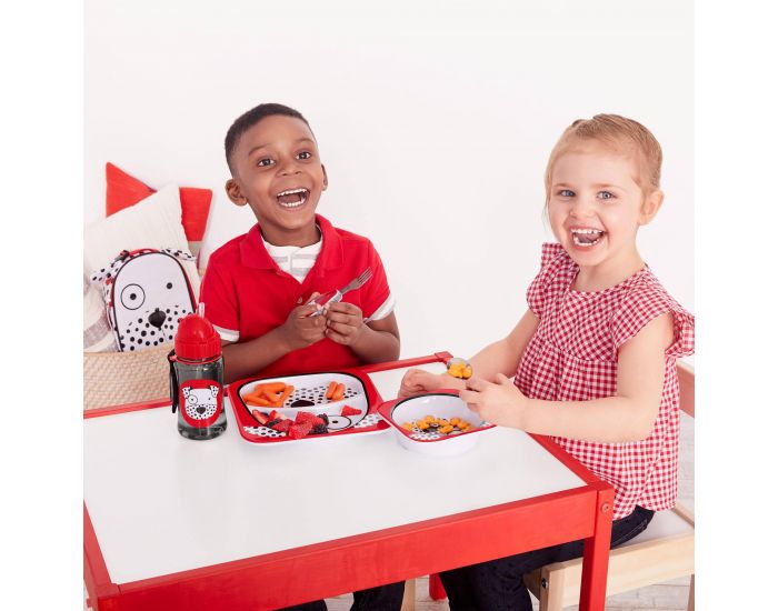 SKIP HOP Gourde avec paille ZOO - Dalmatien (3)