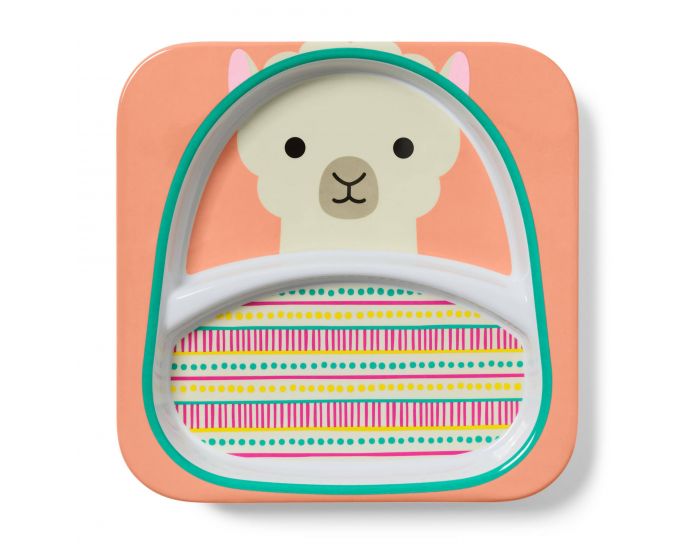 SKIP HOP Kit assiette + bol zoo - lama (1)