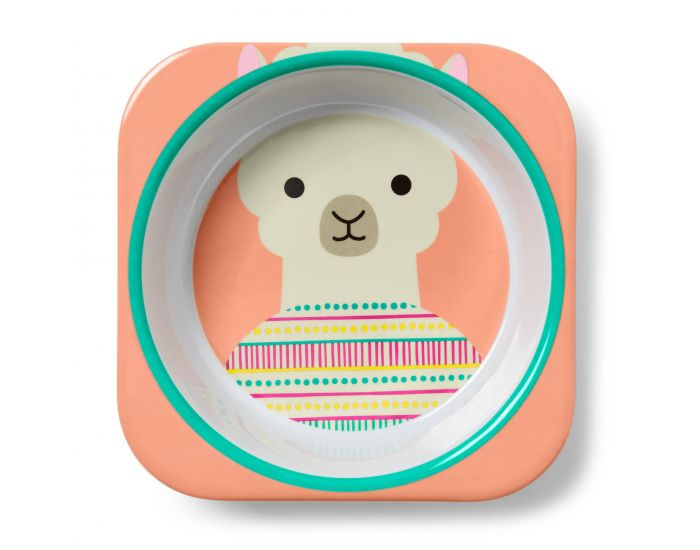 SKIP HOP Kit assiette + bol zoo - lama (2)