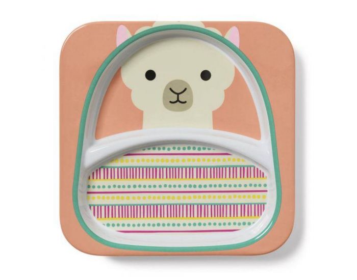SKIP HOP Kit assiette + bol zoo - lama (11)
