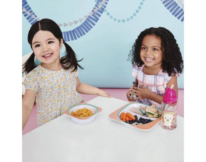SKIP HOP Kit assiette + bol zoo - lama (12)