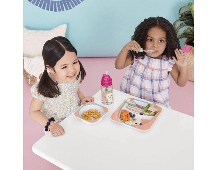 SKIP HOP Kit assiette + bol zoo - lama (13)