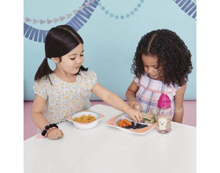 SKIP HOP Kit assiette + bol zoo - lama (14)