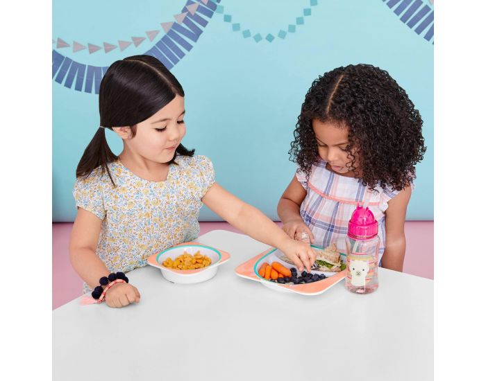 SKIP HOP Kit assiette + bol zoo - lama (3)