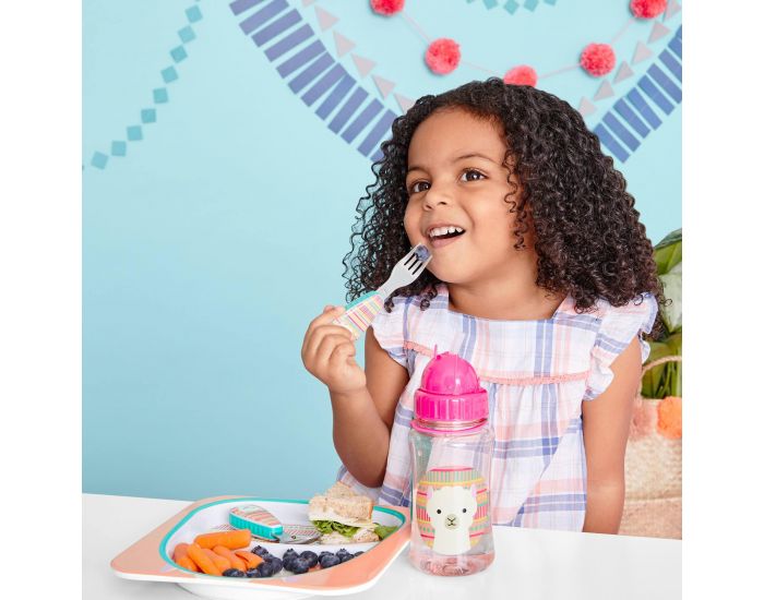 SKIP HOP Kit assiette + bol zoo - lama (4)