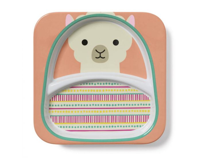 SKIP HOP Kit assiette + bol zoo - lama (6)