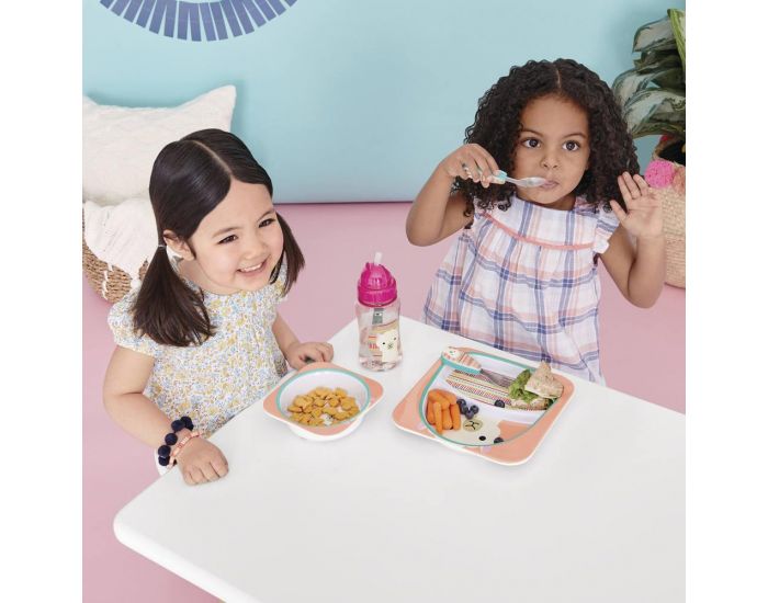SKIP HOP Kit assiette + bol zoo - lama (9)