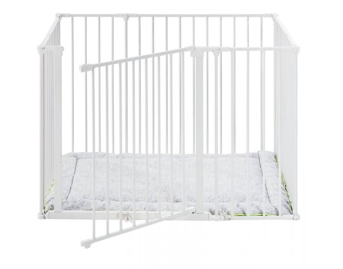 BABYDAN Parc Rect. Flex avec portillon matelas (1)