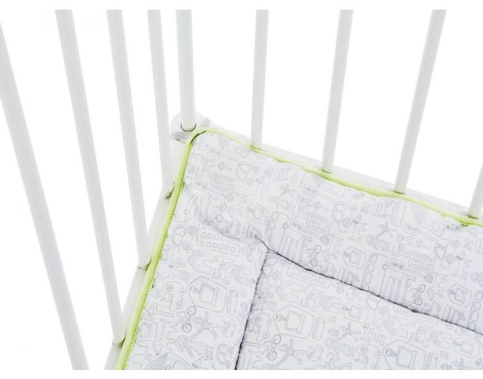 BABYDAN Parc Rect. Flex avec portillon matelas (3)