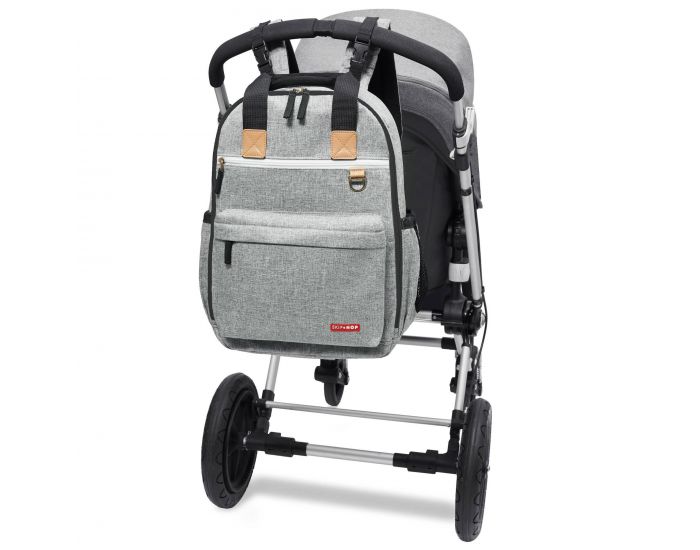 SKIP HOP Sac � dos  Duo Signature � dos- Gris chin� (1)
