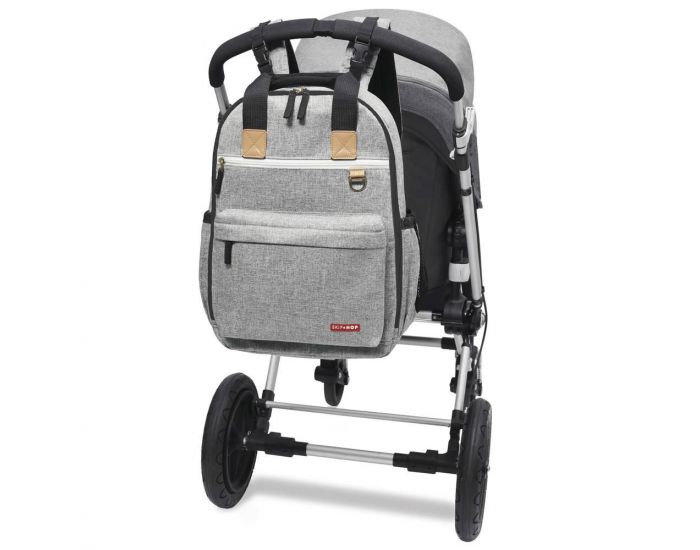 SKIP HOP Sac � dos  Duo Signature � dos- Gris chin� (6)