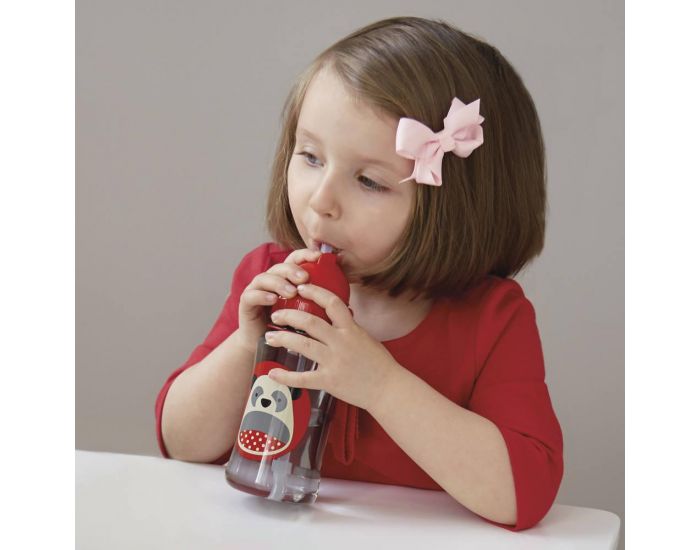 SKIP HOP Gourde avec paille ZOO - Panda (12)