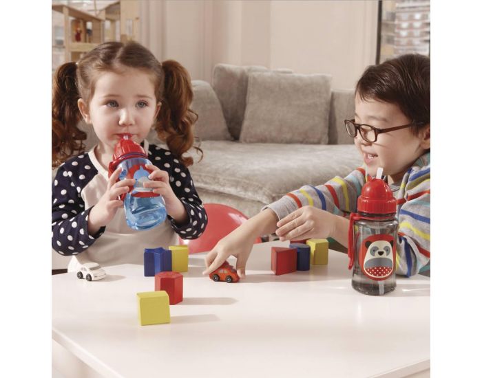 SKIP HOP Gourde avec paille ZOO - Panda (8)