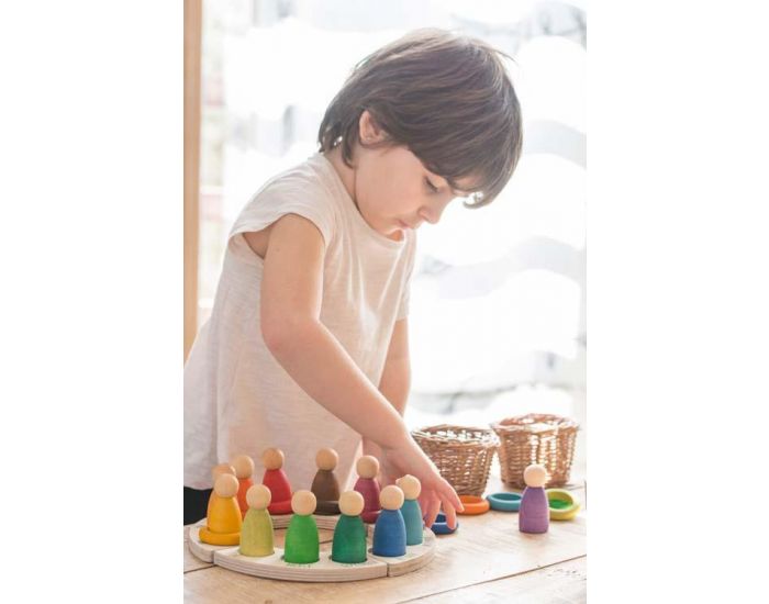 GRAPAT Jouets libres 12 anneaux multicolores - D�s 10 mois (2)