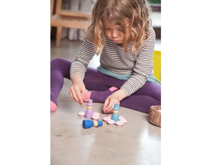 GRAPAT Jouets libres les 12 Nins avec chapeau - Ds 12 mois (6)