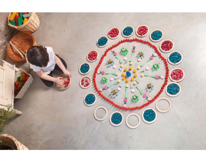 GRAPAT Jouets libres Mandala minis pices en bois - Ds 36 mois (5)
