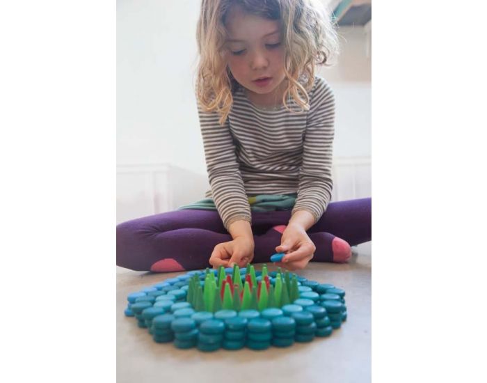 GRAPAT Jouets libres Mandala minis pi�ces en bois - D�s 36 mois (1)