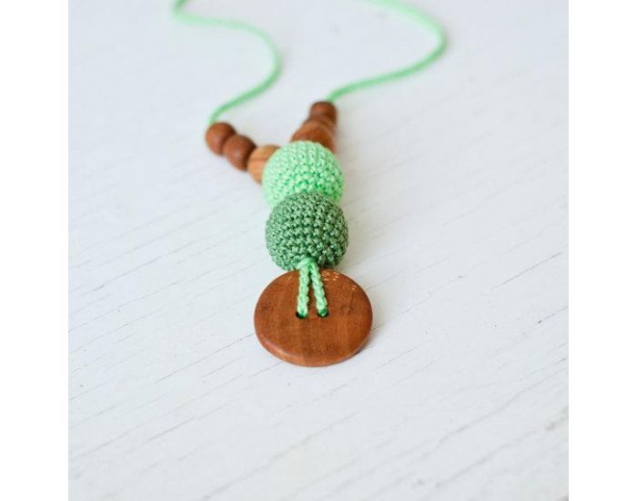 KANGAROO CARE Collier d'allaitement et de portage Double Green Chne - BN001 (2)