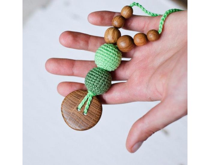 KANGAROO CARE Collier d'allaitement et de portage Double Green Chne - BN001 (4)