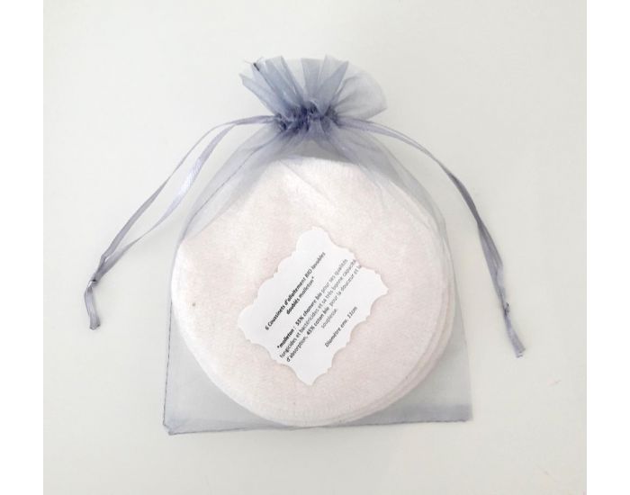 LES BELLES CREATIONS D'ANNA Lot de 6 Coussinets d'allaitement Lavables (1)