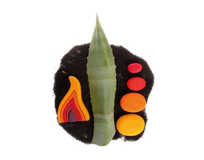 GRIMM'S Galet de construction orange - Ds 2 ans (5)