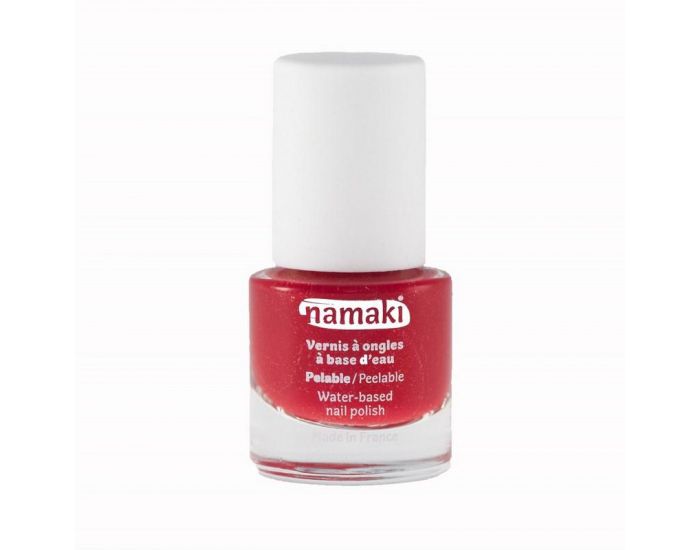 NAMAKI Vernis  Ongles Pelable  Base d'Eau - Griotte (1)