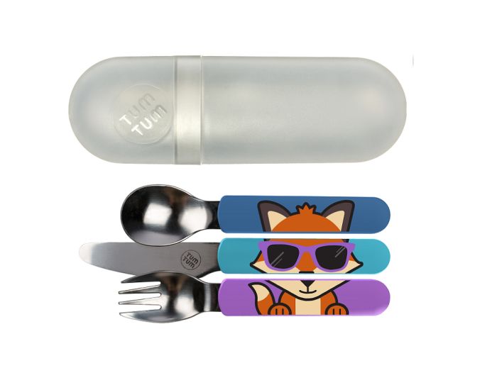 TUM TUM Lot de 3 Couverts avec tui (4)